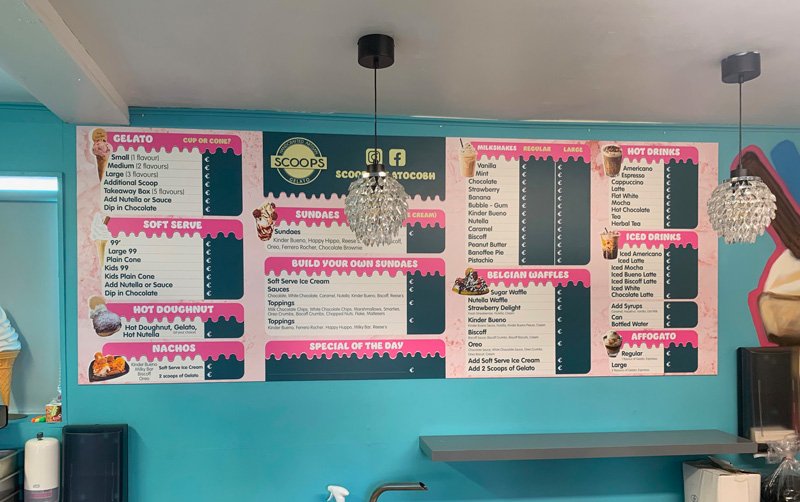 Foamboard signs